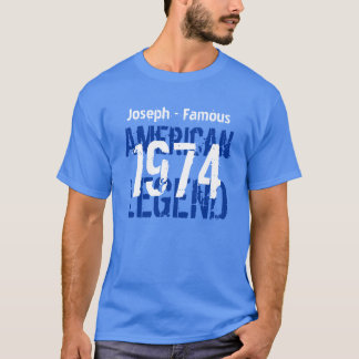 Camiseta 40.o Leyenda americana famosa V06 del cumpleaños