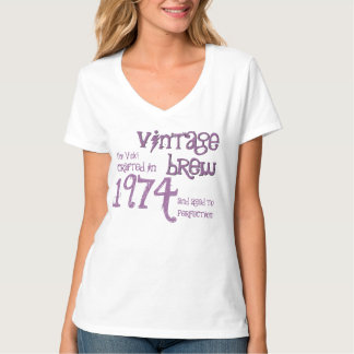 Camiseta 40.o Regalo de cumpleaños Brew 6 del vintage de