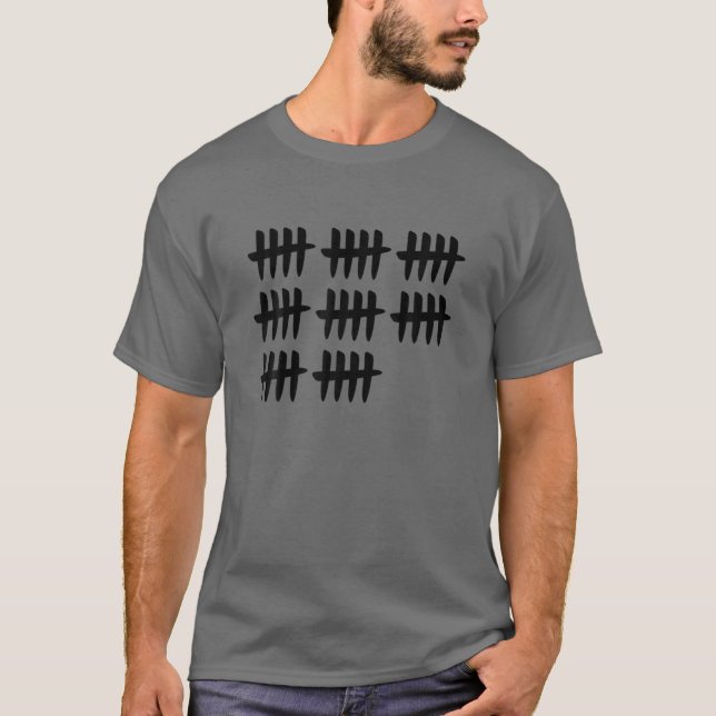 Camiseta 40 Tally Marca El Cumpleaños 40 Años (Anverso)