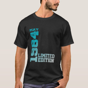 Camiseta 40 Vintage de cumpleaños 1984 Mayo 40 Años Hombres