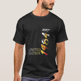 Camiseta 40 Vintage de cumpleaños 1984 Mayo 40 Años Hombres