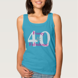 Camiseta ¡40 y fabuloso! Personalizado divertido Cumpleaños