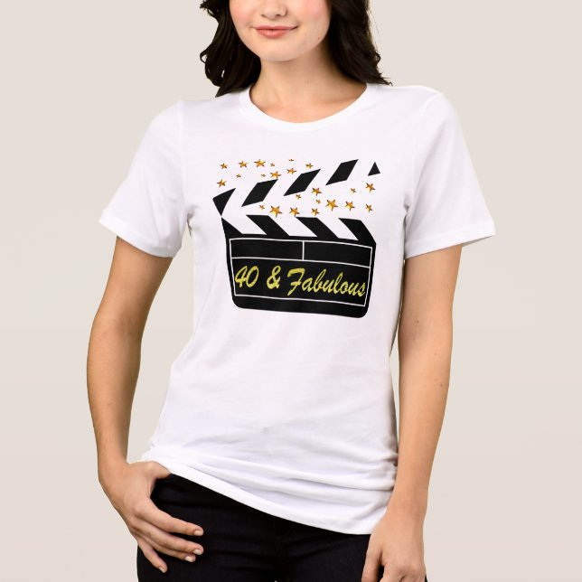 CAMISETA 40 Y FABULOUS PELÍCULA REINA (Anverso)