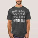 Camiseta 40 Years Old Algebra Funny Equation 40th Birthday<br><div class="desc">40 Years Old Algebra Funny Equation 40th Birthday Math .Check out our Math t shirts selection for the very best in unique or custom,  handmade pieces from our clothing shops.</div>
