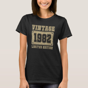 Camiseta 40 Years Old Vintage 1982 Edition 40th Birthday