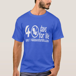 CAMISETA ¡40DAYSFORLIFE.COM VIENEN REPRESENTAN PARA ARRIBA