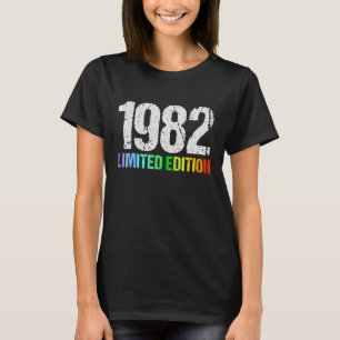 Camiseta 40th Birthday Ladies Mens 40 Years 1982   30