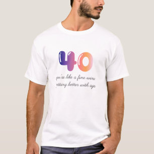 Camiseta 40th Birthday T-Shirt 2025