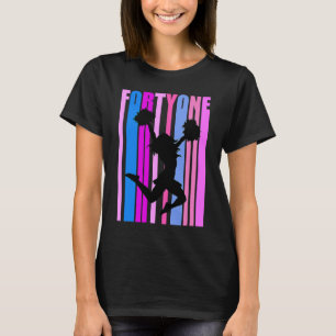 Camiseta 41ª animadora cumpleaños Cheerhead Chee