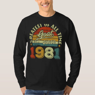 Camiseta 41º cumpleaños Cabra de 41 años de edad desde 1981