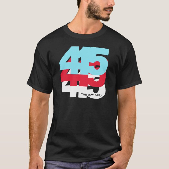 Camiseta 415 Código de área (Anverso)