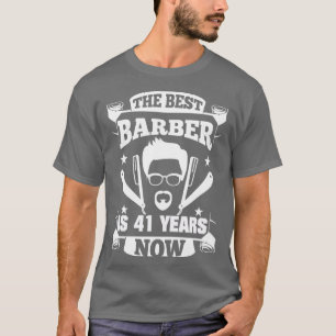Camiseta 41.ª Barbería Presente de Cumpleaños 41 Años