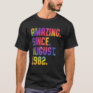 Camiseta 41.ª Ciela De Cumpleaños Sorprendente Desde Agosto