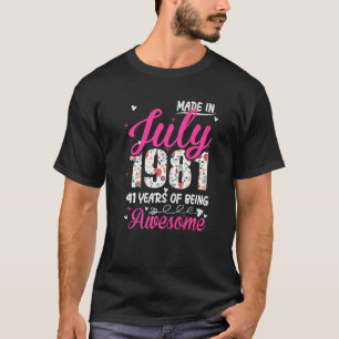 Camiseta 41.ª festividad desde julio de 1981