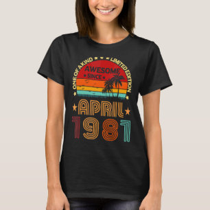 Camiseta 41.ª festividad desde la cosecha de abril de 1981