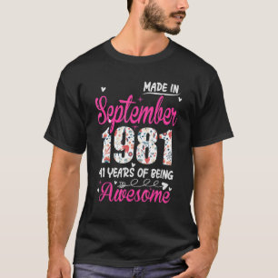 Camiseta 41.ª festividad desde septiembre de 1981