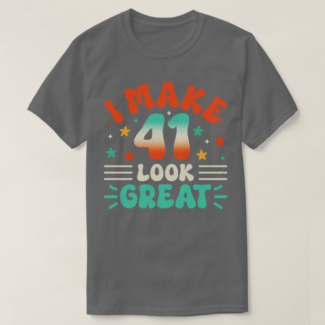 Camiseta 41.º cumpleaños 1 (Diseño del anverso)