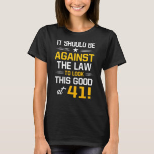 Camiseta 41.º cumpleaños 41 años Hombres