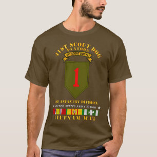 Camiseta 41.ᵉʳ Scout Dog Platoon 1ª División de Infantería 