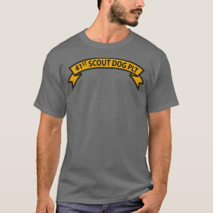 Camiseta 41.ᵉʳ Scout Dog Platoon wo Txt