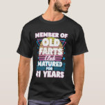 Camiseta 41 años de edad Farts Club Funny 41st Birthday Men<br><div class="desc">41 años de edad Farts Club Funny 41st Birthday Men Dad</div>