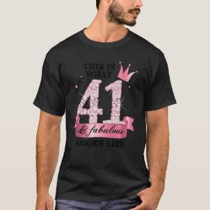 Camiseta 41 y fabuloso grupo del Partido Blanco Rosado Cand