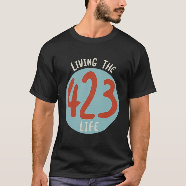 Camiseta 423 Código De Área Tn Tennessee (Anverso)