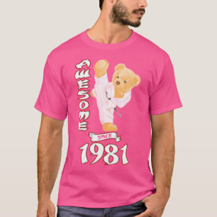 Camiseta 42.º Cumpleaños 1981 Impresionante Karate Judo Bud