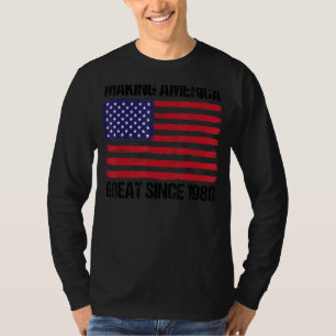 Camiseta 42.º cumpleaños haciendo grande a Estados Unidos d