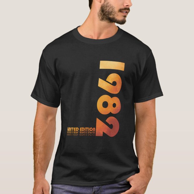 Camiseta 42.º cumpleaños Original Vintage 1982 (Anverso)