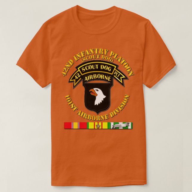 Camiseta 42.º Scout de Platón de Infantería con VN SVC (Diseño del anverso)