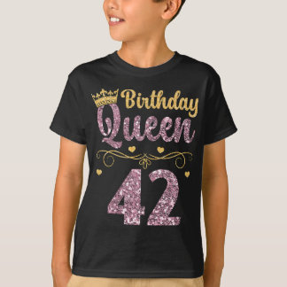 Camiseta 42 Años Cuarenta y Dos Años De Nacimiento De Mujer