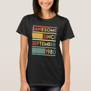 Camiseta 42 años de edad: 42 años de festividad desde septi