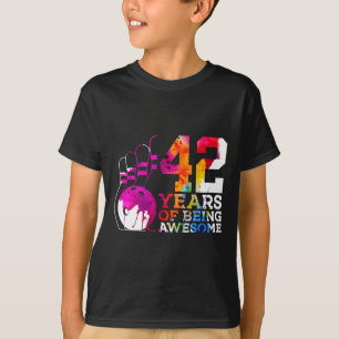 Camiseta 42 Años De Ser Una Impresionante Bola De 42 Años
