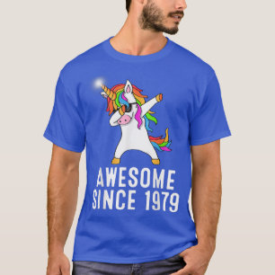 Camiseta 42° cumpleaños, unicornio dab, alucinante desde 19