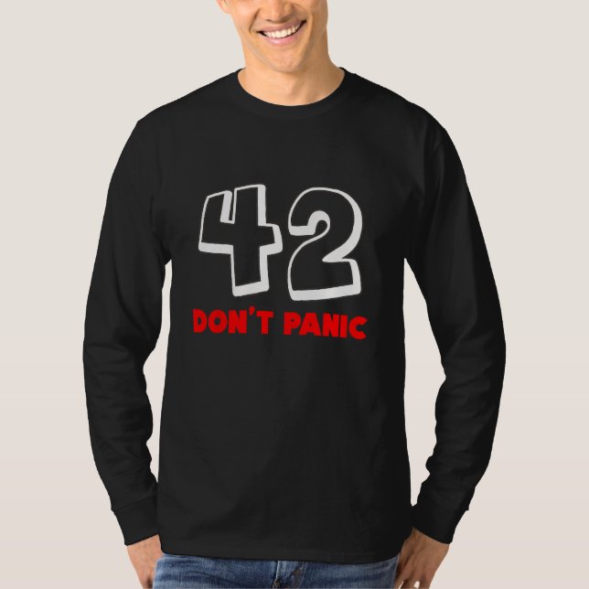 Camiseta 42 Don t Panic (Anverso)
