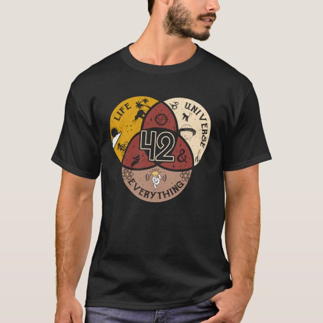 Camiseta 42 Is The Answer To Life Universe And Everything (Anverso)