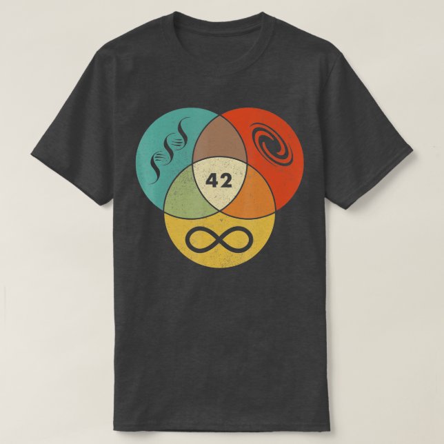 Camiseta 42 Respuesta a la vida el universo y todo lo graci (Diseño del anverso)