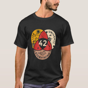 Camiseta 42 Respuesta a la vida universo y todo la ciencia