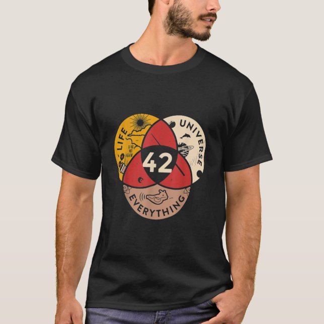 Camiseta 42 Respuesta al Universo de la Vida y a toda la ci (Anverso)