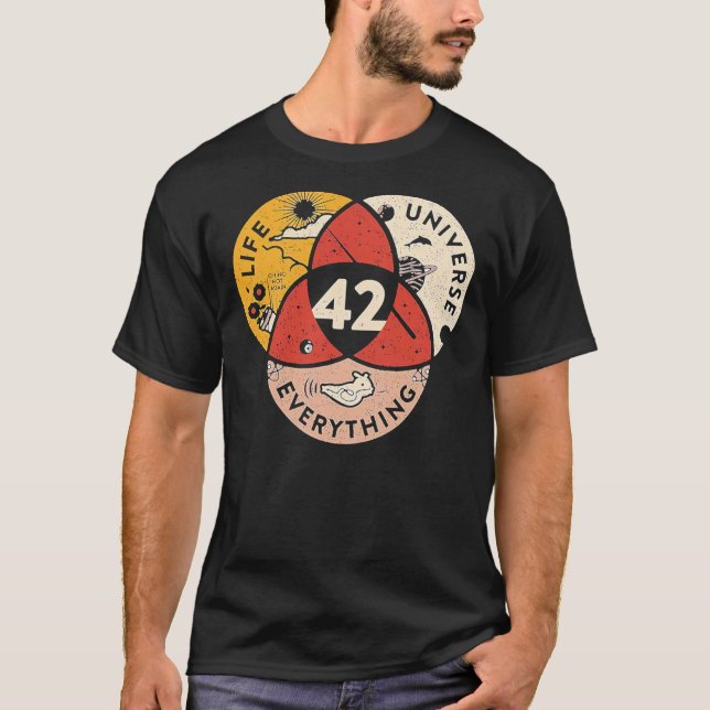 Camiseta 42 The Answer To Life The Universe And Everything  (Anverso)