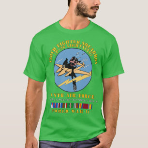 Camiseta 430.º Escuadrón de Combate P38 Lightning 9º AF WII