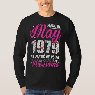 Camiseta 43.ª festividad desde mayo de 1979 Floral