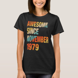 Camiseta 43.ª festividad desde noviembre de 1979 43 años