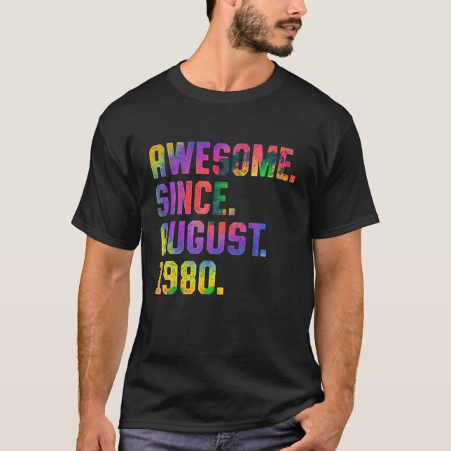 Camiseta 43.º Día De Cielo Sorprendente Desde Agosto De 198 (Anverso)
