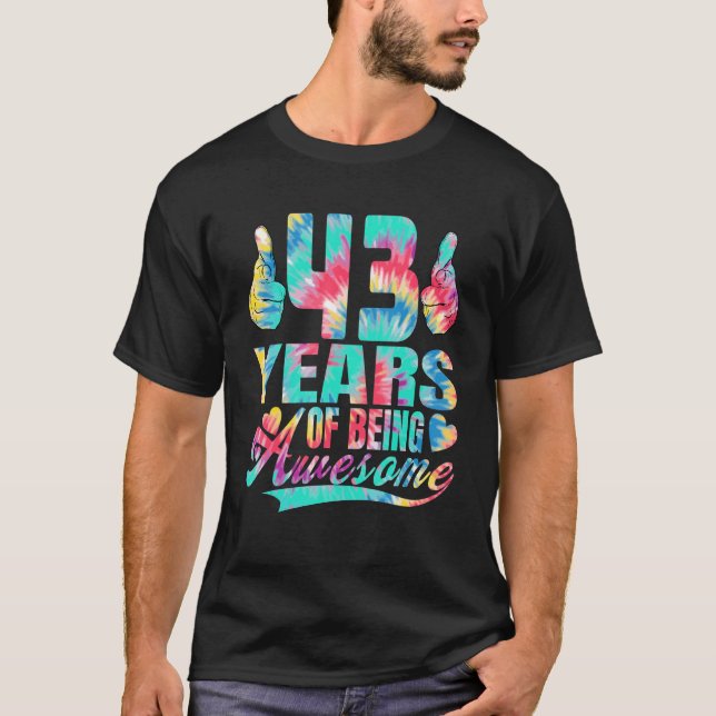 Camiseta 43 Aniversario O Aniversario De 43 Años De Ser Ate (Anverso)