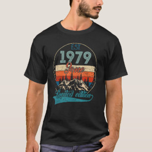 Camiseta 43 años Cumpleaños Est June 1979 Edición