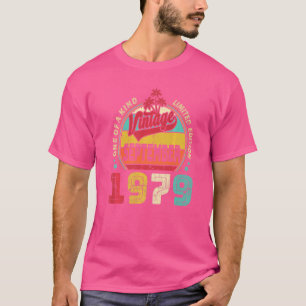 Camiseta 43 años de antigüedad impresionante desde septiemb