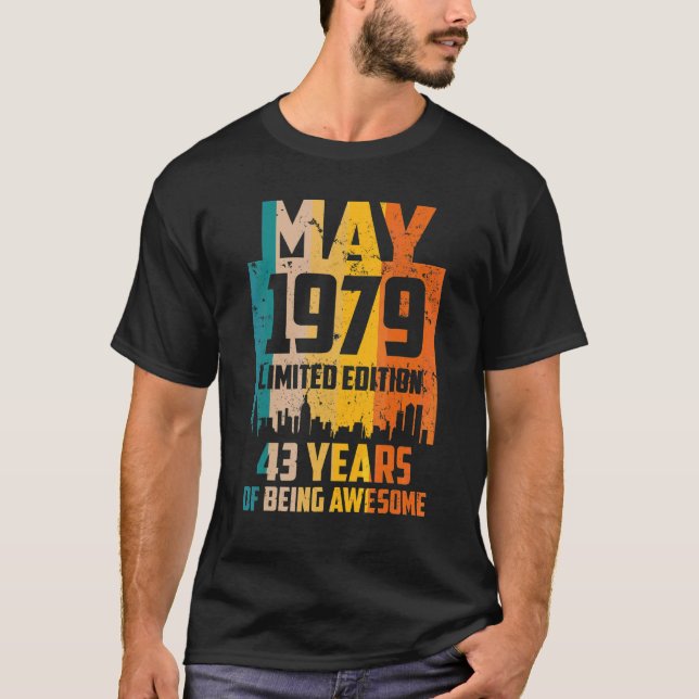 Camiseta 43 Años De Furia Desde Mayo De 1979 Vint (Anverso)