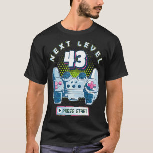 Camiseta 43 Controlador de juegos Birthday Gamer Next Level